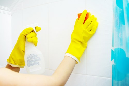 Carpet cleaning in an office setting