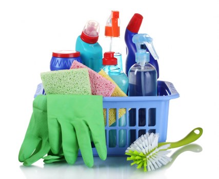 Professional using specialized equipment for floor cleaning