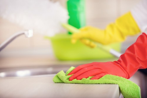 Detailed cleaning process for end of tenancy